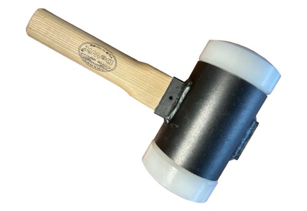 Bandhamer met nylon koppen en 30cm steel