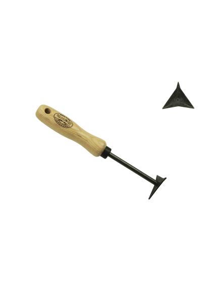 Triangle V-groove cleaner ash handle 140mm