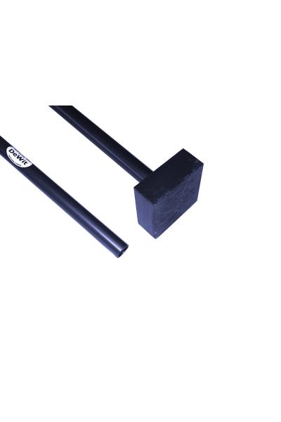 DeWit® Stamper rubber voet lengte 1800mm