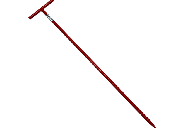 Draadpen 600 x 12 T-kop Rood met groeven