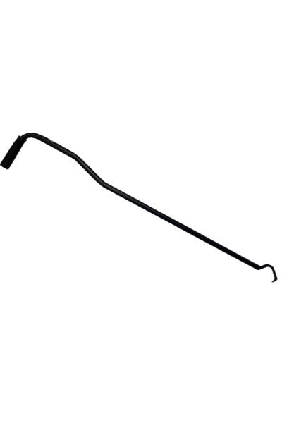 Rijplaat en baakvoet haak