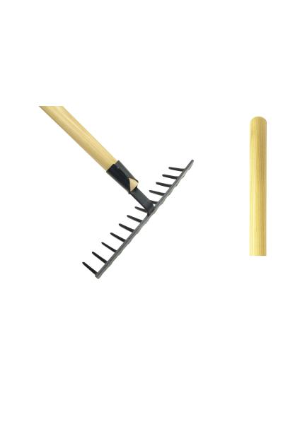 Tuinhark 12 gebogen tanden essen steel 1700mm