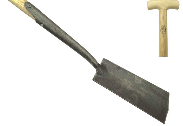 Zwanehals kabelboor met lip essen steel 750mm