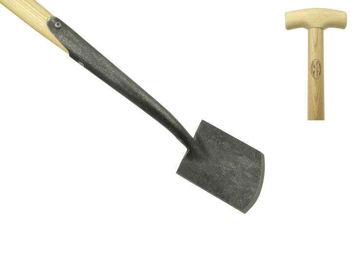 Damesspade met zwanehals essen steel 750mm