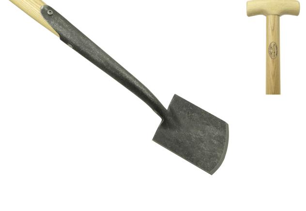 Damesspade met zwanehals essen steel 750mm