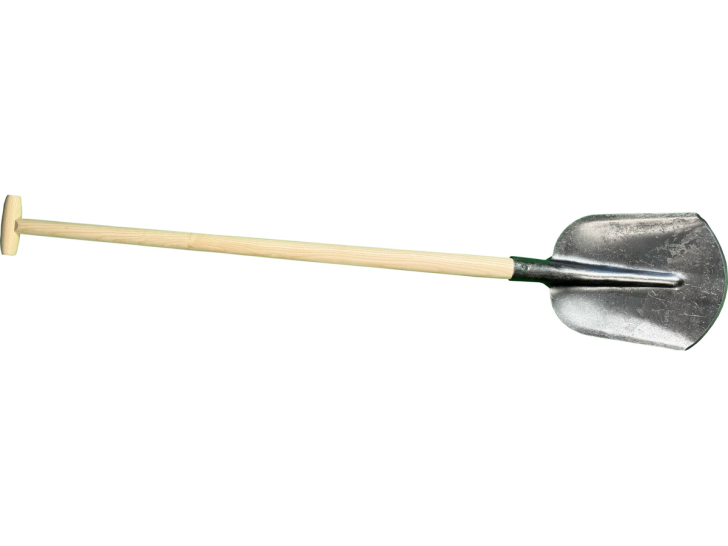 Schep Drents model 1/2 gebogen, 00 met 100cm T steel