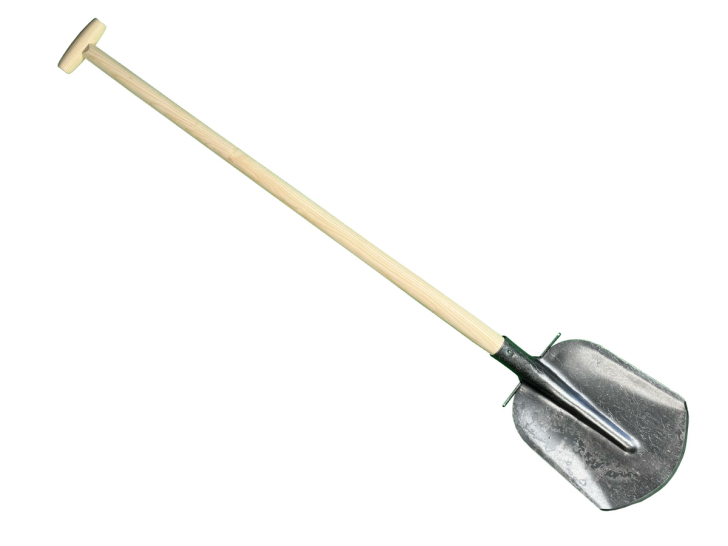 Schep Drents model 1/2 gebogen, 00 met opstapjes en 110cm T steel
