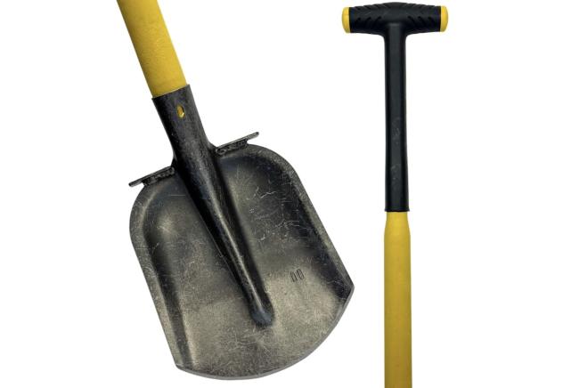 Schep Drents model 1/2 gebogen, 00 met opstapjes en 110cm Fibersteel