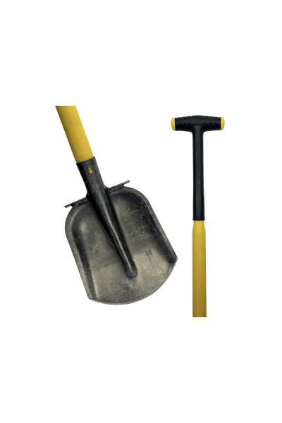 Schep Drents model 1/2 gebogen, 00 met opstapjes en 110cm Fibersteel