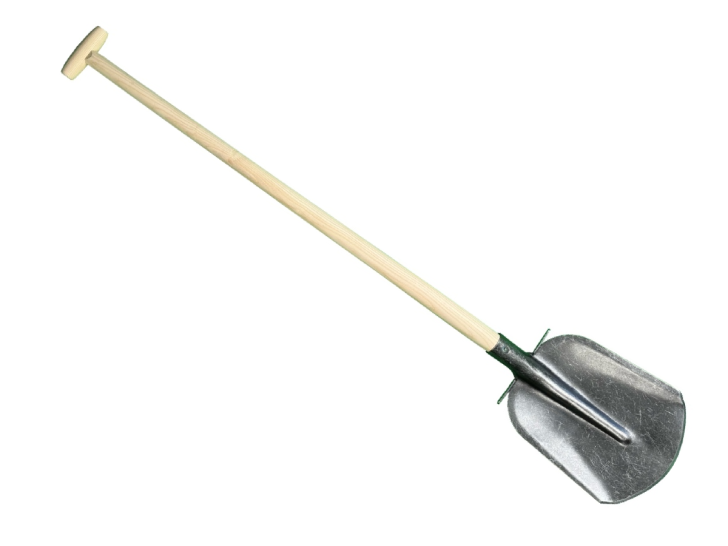 Schep Drents model 1/2 gebogen, 0 met opstapjes en 110cm T steel