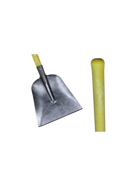 Betonschop met rechte hoeken, 0 met 130cm fiber knopsteel