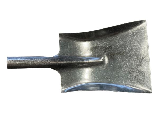 Stalen ballastschop 25,5cm breed zonder steel