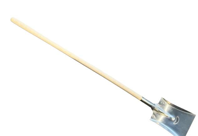 Ballastschop Aluminium 28cm breed met 145cm knopsteel