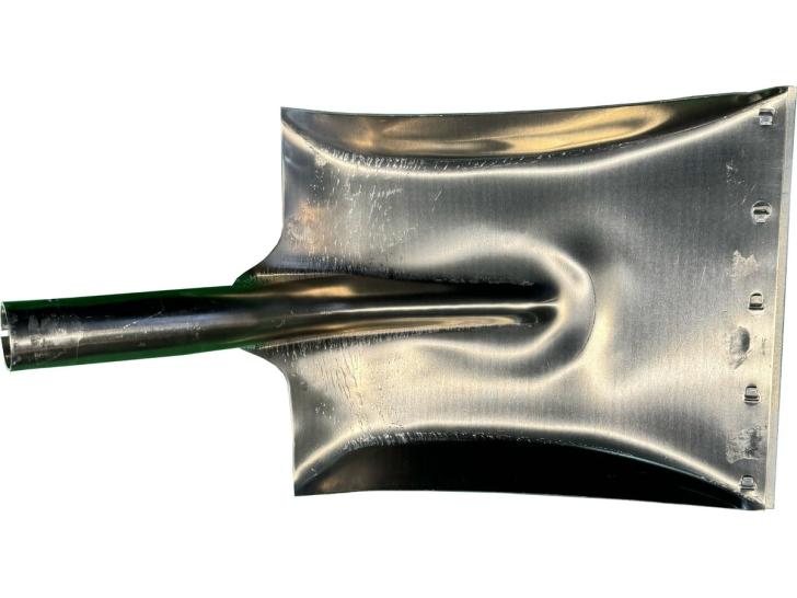 Aluminium ballastschop 28cm breed + slijtstrip zonder steel