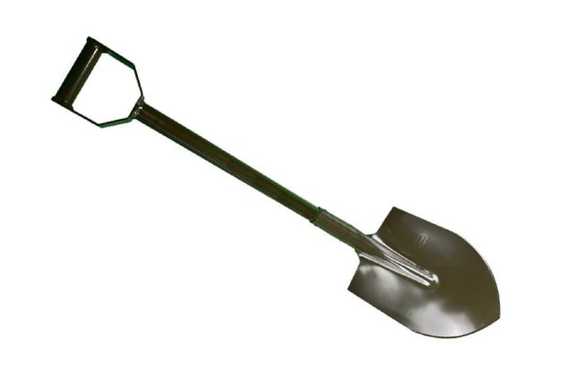 Stalen legerschep Groen Ral 6014