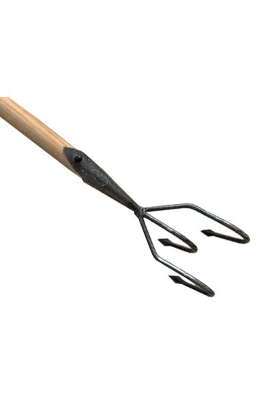 Tuinwoeler met 3 gesmede tanden