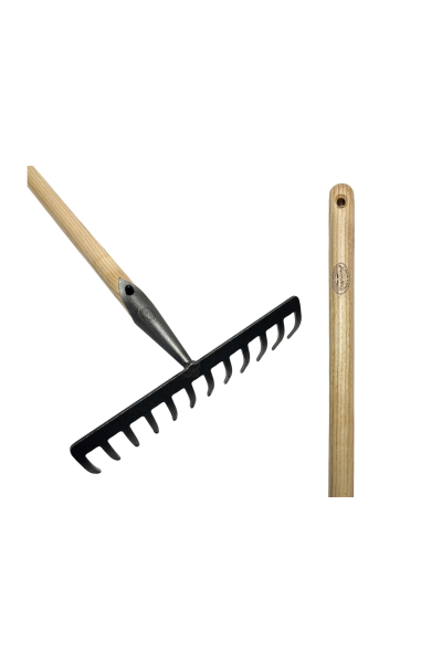 Tuinhark met 12 tanden en 140cm steel