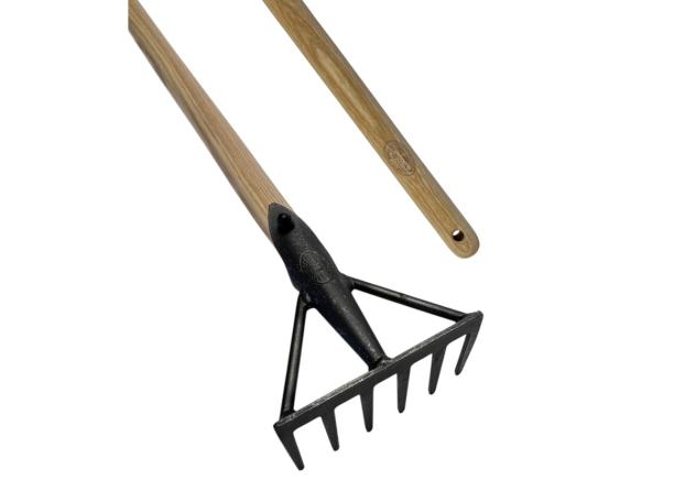 Speelschade herstel hark 6 tands met steel