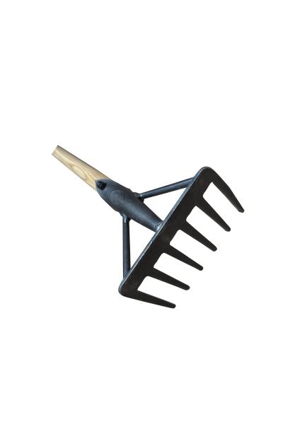 Speelschade herstel hark 6 tands met steel