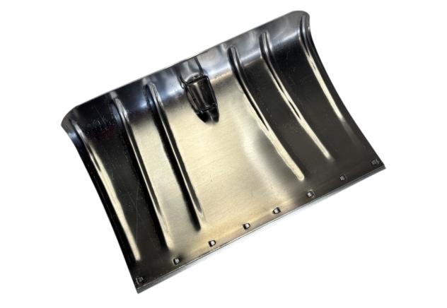 Alu. sneeuwschep 45cm met verwisselbare strip + klemfix bevestiging