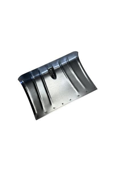Verzinkte sneeuwschep 45cm met verwisselbare slijtstrip zonder steel