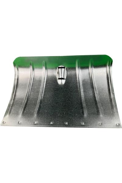 Verzinkte sneeuwschep 45cm met verwisselbare slijtstrip zonder steel