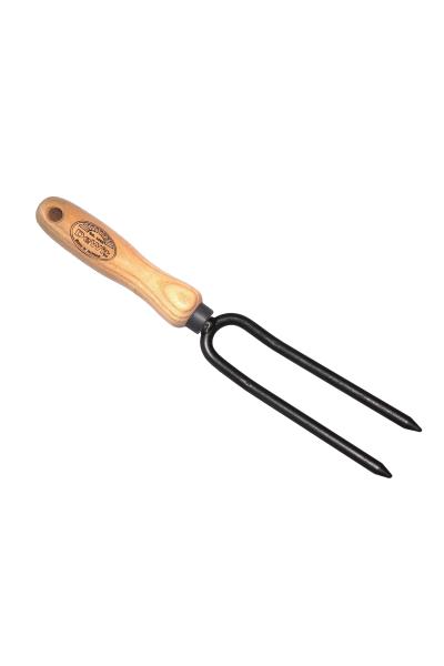 Weeding fork 2 prong ash handle 140mm