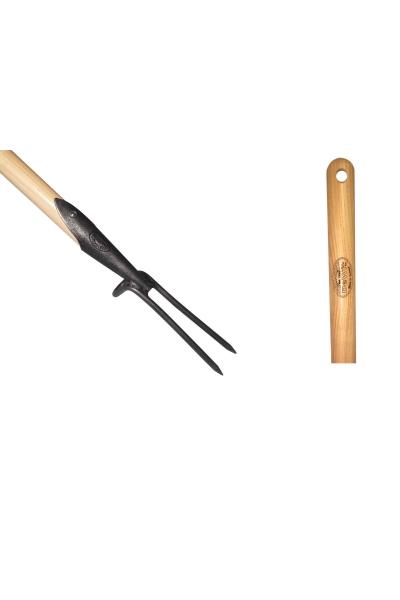 Weeding fork 2 prong ash handle 1400mm