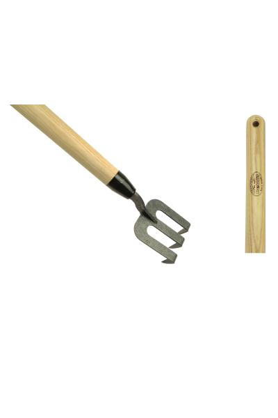 DeWit® Handfork with bended tines and 1400mm  ash handle
