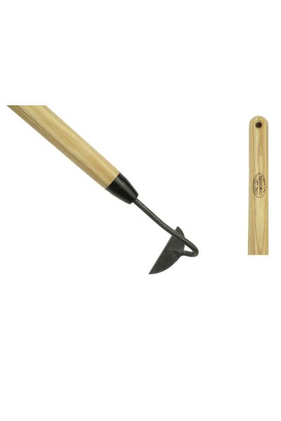 Handhak halve maan gesmeed 10cm essen steel 1400mm