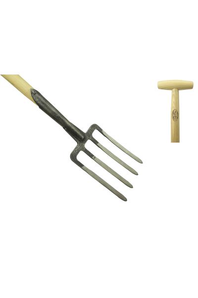 Digging fork 4 tine with 90cm T- handle