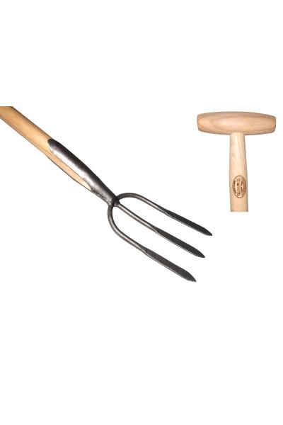 Tuinvork 3 tands essen steel 900mm