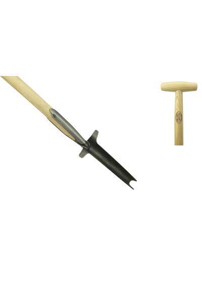 Planting / weeding fork ash T-handle 900mm