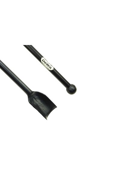 Stootijzer 1200 x 28mm ronde bek en knop