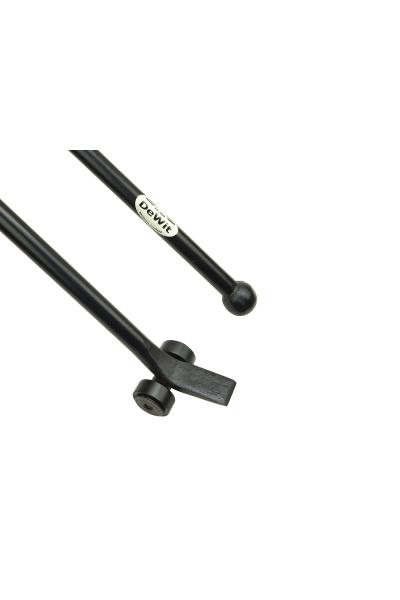 Rolkoevoet 1500 x 30mm met knop