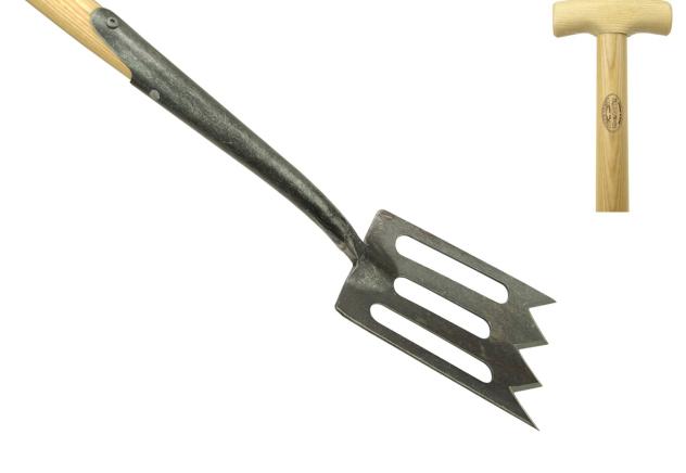 Spork met zwanehals essen steel 750mm