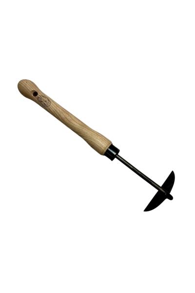 Handhak halve maan 10cm essen knopsteel 250mm