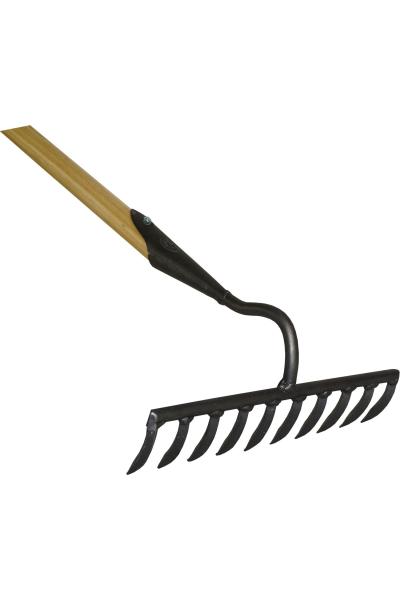 Kleine tuinhark met steel